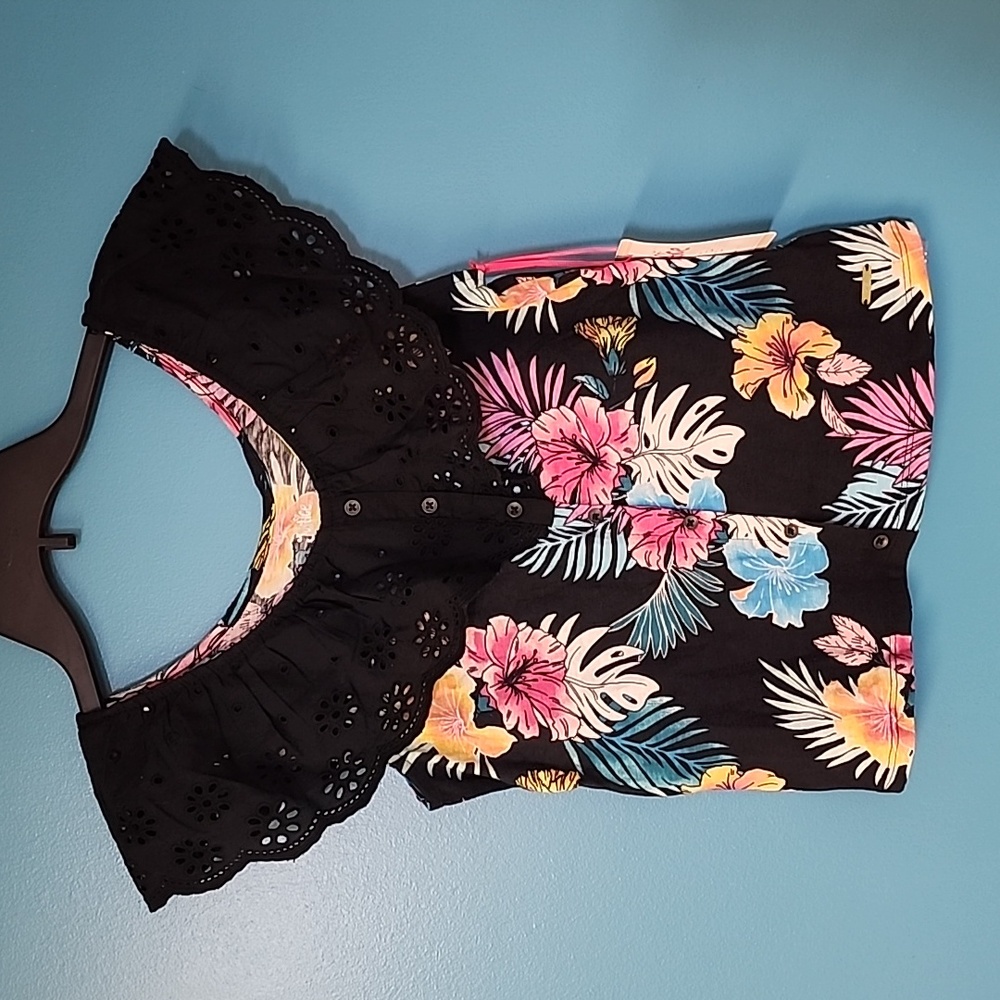 Justice, Tank, L (12/14), floral
